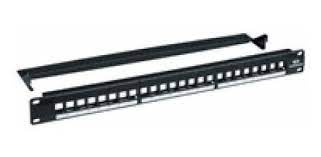 PATCH PANEL MODULAR VACIO 24 PUERTOS 19" CAT5E/6 RJ45 U/UTP 1U