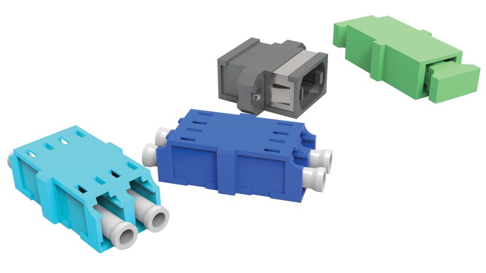 KIT DE ADAPTADORES OPTICOS  02F SM LC-PC DUPLEX  AZUL  P/FIBRA OPTICA MONOMODO LC