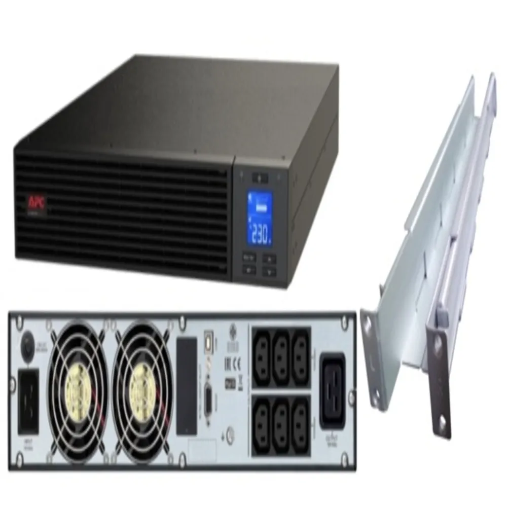 UPS MONOF ONLINE SRV 230V CAB USB 3000VA 4H C/KIT DE RACK EASY RM SRV3KRIRK