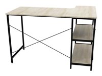 Xtech - Escritorio para ordenador - con forma de L - roble oscuro