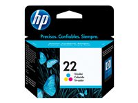 HP 22 - 5 ml - color (cian, magenta, amarillo) - original - cartucho de tinta