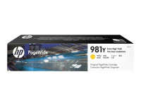 HP 981Y - 185 ml - Rendimiento extra alto - amarillo - original - PageWide - cartucho de tinta