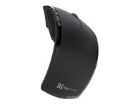 Klip Xtreme Lightflex KMW-375 - Ratón - ergonómico - óptico - 3 botones - inalámbrico - 2.4 GHz