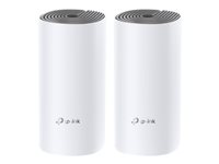 TP-LINK Deco E4 - Sistema Wi-Fi - (2 enrutadores) - hasta 2800 pies cuadrados - malla - Wi-Fi 5 - Doble banda