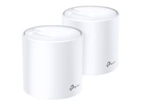 TP-LINK Deco X60 - Sistema Wi-Fi - (2 enrutadores) - malla 1GbE - Wi-Fi 6 - Doble banda