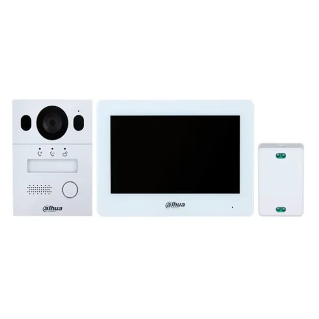 DHI-KTX01(S) KIT VIDEOPORTERO HÍBRIDO 2 HILOS, 2MP + MONITOR WIFI 7" (IP65/IK07)
