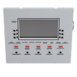 Anunciador remoto LCD retroiluminado en español con 160 caracteres visibles, teclado de goma y puerto RDP para panel NFS2-3030-SP y NCA-2