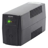 UPS de 600VA/360W / Protección contra Descarga, Sobretensión y Picos Transitorios / Entrada y Salida 120 Vca / Clavija NEMA 5-15P / 4 Tomas NEMA 5-15R/ Sin Protector RJ11 ni RJ45