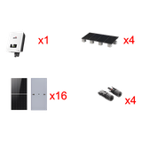 Kit Solar Interconexion / 10kW 220Vca / Inversor AFORE / Montaje Incluido