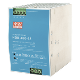 Fuente de Poder Industrial de 480W, salida 48 Vcc, para montaje en riel Din