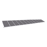Montaje para Panel Solar, Riel "8" de 5400mm para Módulos con Espesor de 35mm, Velocidad de Viento Máx. 136km/h (20° a 45°)