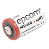 Batería de Litio CR2 / 3V / 850 mAh / No Recargable / Sello Hermético Vidrio-Metal / Operación -40°C a +60°C