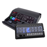 Sirena Vehicular de 200W de Potencia, Programable, Con Controlador de Panel Deslizante de 19 botones, indicador de flecha de tráfico de 6 LED, 12 Salidas Auxiliares