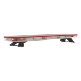 Barra de luces LED de 47", 124 LED, con control de tráfico en color ámbar, dual color rojo/claro, ideal para equipar ambulancias y unidades de bomberos