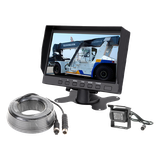 Sistema Profesional de Cámara de Reversa y Monitor Alámbrico para Vehículos de Trabajo y Montacargas