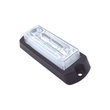 Luz Auxiliar Ultra Brillante de 8 LED's en color Rojo/Azul con mica transparente
