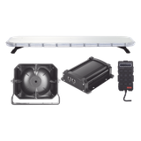 Kit básico para equipamiento de unidades de Seguridad Pública con Sirena Mono-mando
