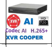 DH-XVR1B04-I/T GRABADOR XVR COOPER 4CH PENTA-BRID 1080N/720P, WIZSENSE, 1 BAHÍA HDD, AUDIO BIDIRECCIONAL POR COAXIAL