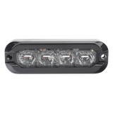 Luz Auxiliar Flexible de 8 LED, Rojo/Azul, Lente Transparente