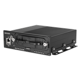 NVR Móvil de 8 Canales / 5 Megapixel / 4 Puertos PoE + 4 Vía Switch / 2 Bahías de HDD / Incluye Modulo GPS / Conector M12
