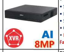 DH-XVR5216AN-4KL-I3/T GRABADOR XVR WIZSENSE SERIE AN 16CH PENTA-BRID 4K VALUE/5MP, 2 BAHÍAS HDD, AUDIO BIDIRECCIONAL POR COAXIAL