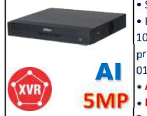 DH-XVR5216AN-5M-I3/T GRABADOR XVR WIZSENSE SERIE AN 16CH PENTA-BRID 5MP, 2 BAHÍAS HDD