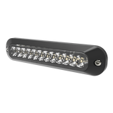 Luz Auxiliar de 12 LED, Rojo/Azul, Lente Transparente