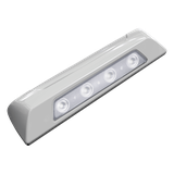 Luz Auxiliar de Escena de 4 LED, Blanco, Lente Transparente, Bisel Blanco
