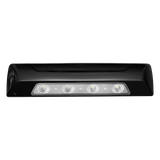Luz Auxiliar de Escena de 4 LED, Blanco, Lente Transparente, Bisel Negro