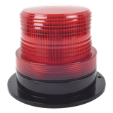 Burbuja Brillante de Larga Vida Útil, con 8 LEDs Color Rojo, Domo Rojo, 12Vcd