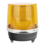 Burbuja Brillante de Larga Vida Útil, Con 150 LEDs, Color Ambar, Domo Ambar, 110 Vca