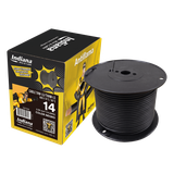Cable THW-LS / Calibre 14 AWG / 19 Hilos / Color Negro / Bobina 100 m (328 ft)