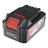 Batería de Litio 20V 4.0Ah / Indicador LED de Carga / Diseño Deslizable / Compatible con Herramientas DONGCHENG 20V