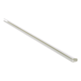 Canaleta LD5 de PVC rígido, con cinta adhesiva para instalación sin herramientas, 26 x 15 x 1828.8 mm, Color Blanco