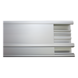 Canaleta de aluminio, 140 x 41 tramo 3m. (8501-80300)