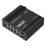 Switch Industrial Administrable L2, 8 puertos PoE 802.3af/at, Soporta Profinet