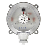 Interruptor de presión diferencial ajustable de 20 a 200 Pa, montaje en ducto, para aire acondicionado y ventilación