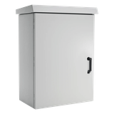 Gabinete Para Exterior OSP ComLine De 25 UR, 700 mm de Ancho, 600 mm de Profundidad, De Aluminio, Color Gris Claro Con Protección NEMA 4/12/4X/3/3R; IP66,
