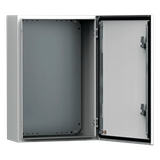 Gabinete de Uso Exterior MAS 1200 x 800 x 400 mm (47.2 x 31.5 x 15.7 in) NEMA 4/12/13; IP66; IK10 de Acero Dulce 1.5 mm con Platina de Montaje Incluida Color Gris Claro