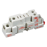 Base tipo socket para relevador SPDT, montaje en riel DIN o lateral, terminales con protección al tacto