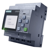 Módulo Lógico LOGO! / 12-24V DC / 8 DI (4 AI) / 4 DO Relay / Ethernet Integrado / Servidor Web / Data Log / 400 Bloques Memoria / Expandible Modularmente / Cloud MQTT / Display Integrado