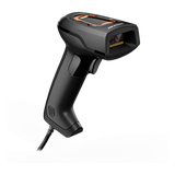 Lector de códigos de barras manual cableado 1D y 2D con USB 2.0, algoritmo inteligente y protección IP42