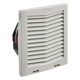 Ventilador Con Filtro de Montaje Lateral HF10, Con Flujo de Aire de 159 CFM, 115 Vca, Color Gris Claro
