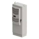 Gabinete para Exterior Tipo 4X Doble Puerta de 43 UR / Aluminio Soldado / 2134 x 762 x 1118 mm (84 x 30 x 44 in) / Exterior IP66 / Montaje Almohadilla / Aire de Precisión / Gris RAL 7035