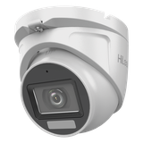[Dual Light + ColorVu] Turret TURBOHD 2 megapixel / 30 mts IR + 20 mts luz blanca/ Lente 2.8 (100° de Visión) / Exterior IP66 / Audio por Coaxitron / TVI-AHD-CVI-CVBS / Metal / Smart-Hybrid Light