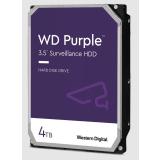 Disco Duro WD Purple Surveillance / 4TB / SATA 6Gb/s / 3.5" / Tecnología AllFrame / 180TB año Workload / Soporte 64 Cámaras HD / 16 Bays / Componentes Anti-Corrosión / 3 Años Garantía