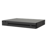 DVR 16 Canales TurboHD + 8 Canales IP / 5 Megapixel Lite - 3K Lite / Audio Bidireccional / Detección de Movimiento 2.0 / 1 Bahía de Disco Duro / H.265+ / Salida en Full HD