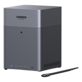 NAS UGREEN NASync DH4300PLUS / 4 Bahías SATA / Procesador RK3588C 8 GB RAM / 2.5GbE Puerto / HDMI 4K / USB 3.2 Type-C / RAID 0/1/5/6/10 / Acceso Remoto UGREENlink