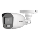 [ColorVu] Bala TURBOHD 2 Megapíxel (1080p) / Microfono Integrado / Imagen a color 24/7 / Lente 2.8 mm / METAL / Luz Blanca 20 mts / Exterior IP66 / TVI-AHD-CVI-CVBS / dWDR