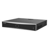 [Acusearch] NVR 12 Megapixel (4K) / 32 canales IP / 16 Puertos PoE+ / Reconocimiento Facial / AcuSense (Evita Falsas Alarmas) / 4 Bahías de Disco Duro / Switch PoE 300 mts / HDMI en 4K / Alarmas I/O